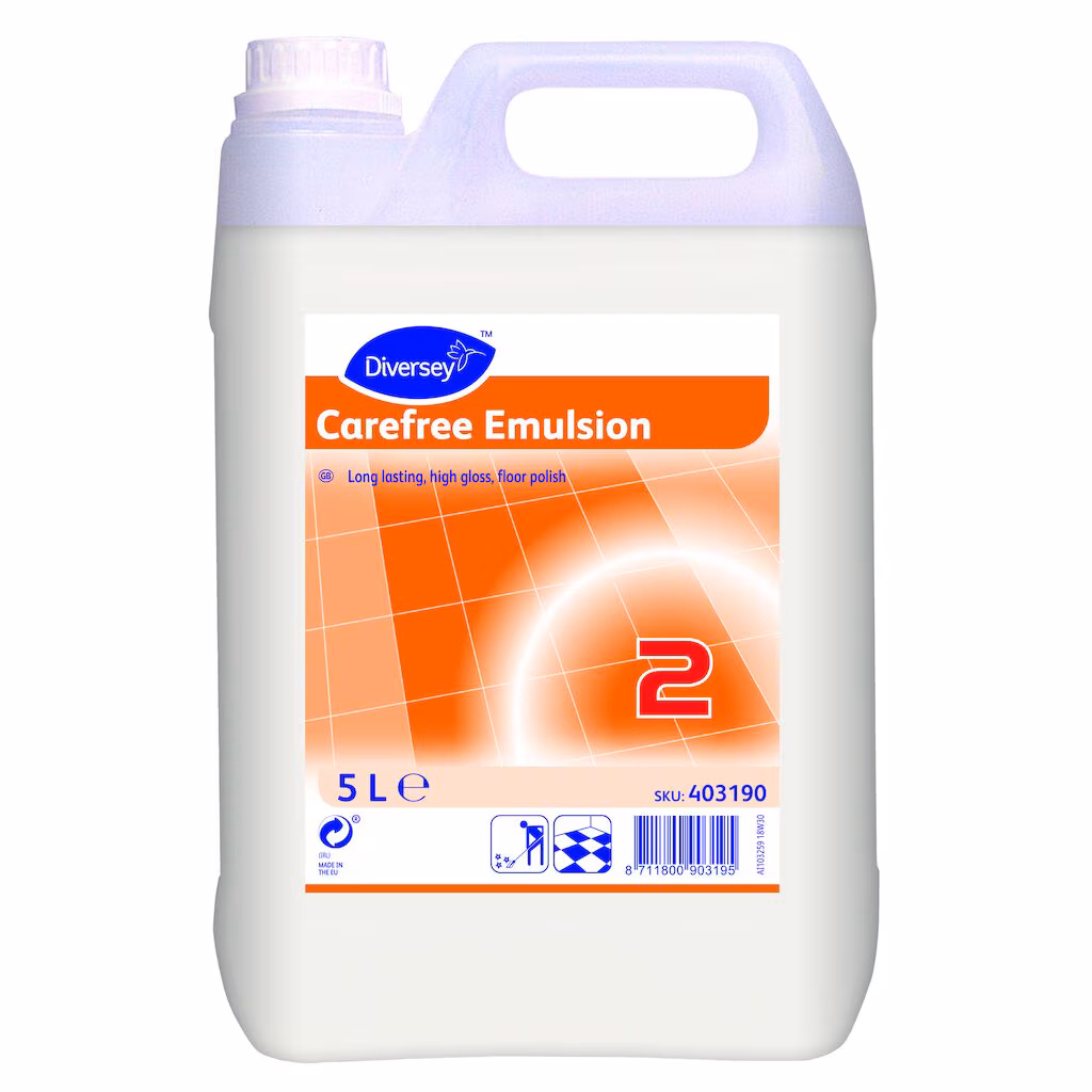 Carefree Emulsion High Gloss Floor Polish 5L