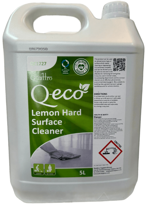 Q-Eco Lemon Hard Surface Cleaner 5L