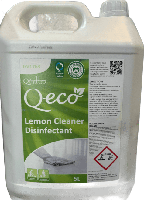 Q-Eco Lemon Cleaner Disinfectant 5L