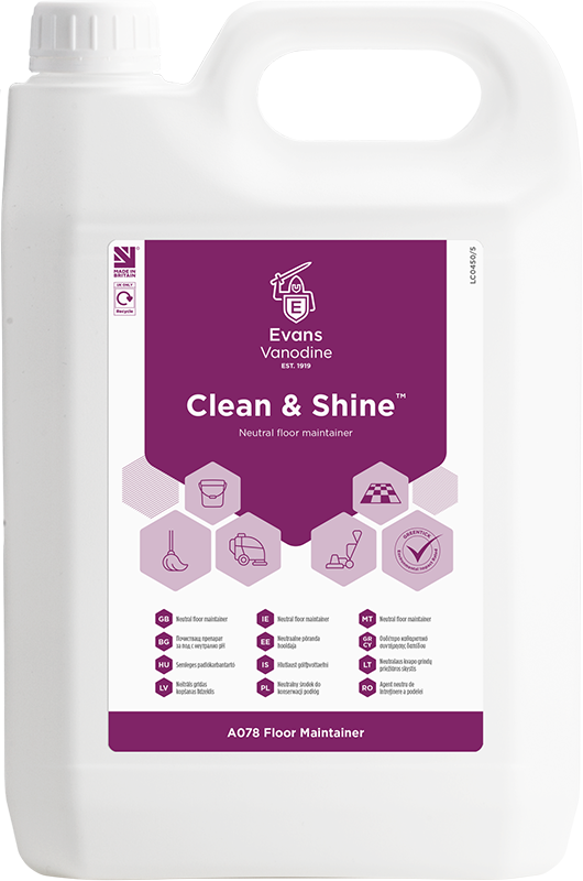 Evans Clean & Shine Neutral Floor Maintainer - 5L