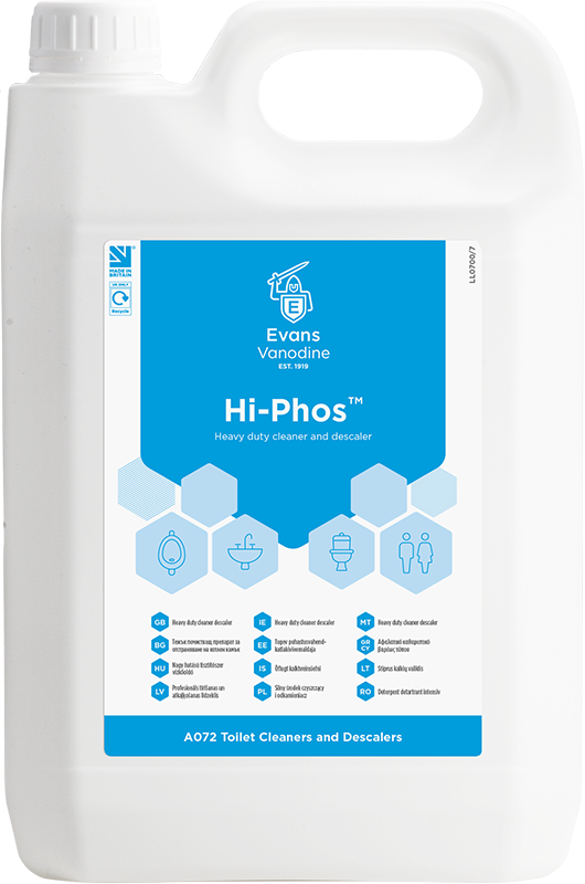 Evans Hi-Phos Heavy Duty Toilet Cleaner & Descaler 5L