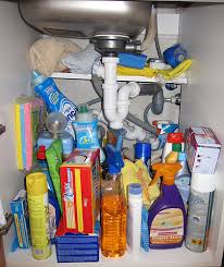 Visual of cleaning cupboard