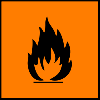 Flammable old symbol
