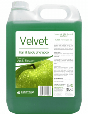 Clover Velvet Hair & Body Shampoo - 5L