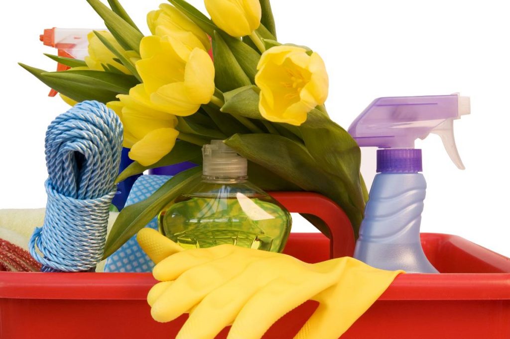 Spring cleaning visual