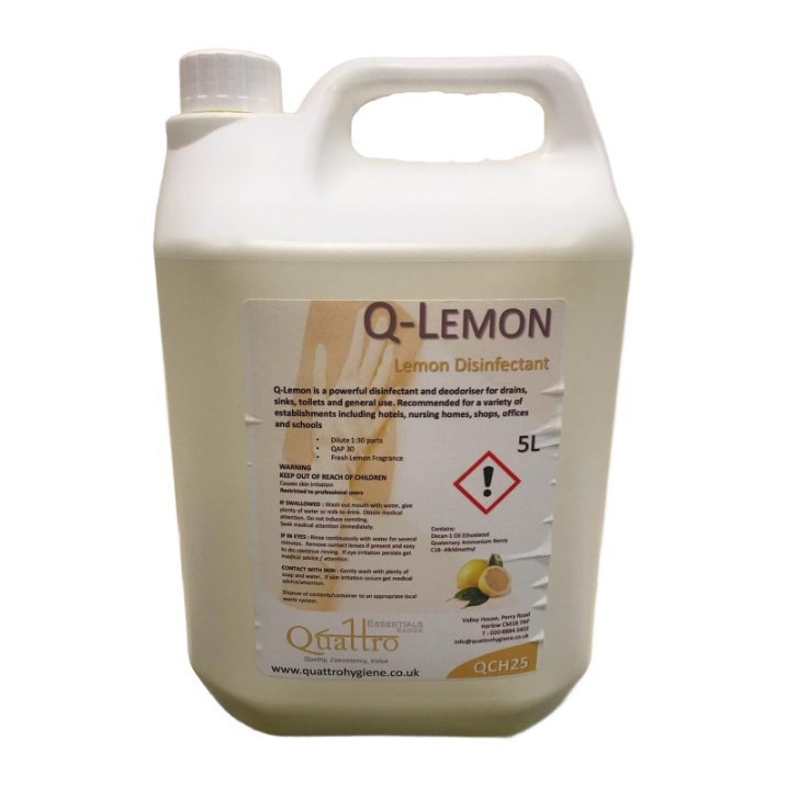 Q-Eco 5L Quattro Lemon Disinfectant 5L
