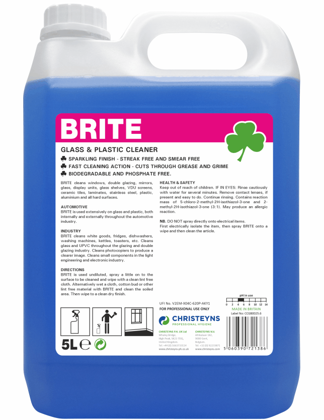 Clover Brite - Window, Mirror & Plastic Cleaner