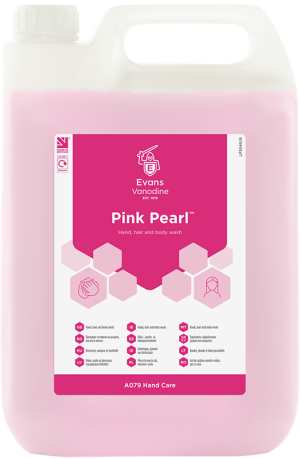 Evans Pink Pearl Hand, Hair & Body Wash 5L