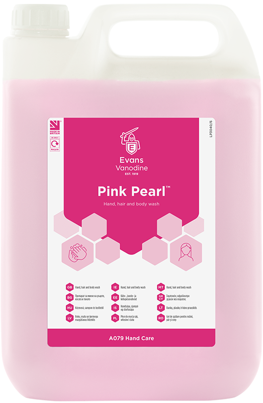 Evans Pink Pearl Hand, Hair & Body Wash 5L