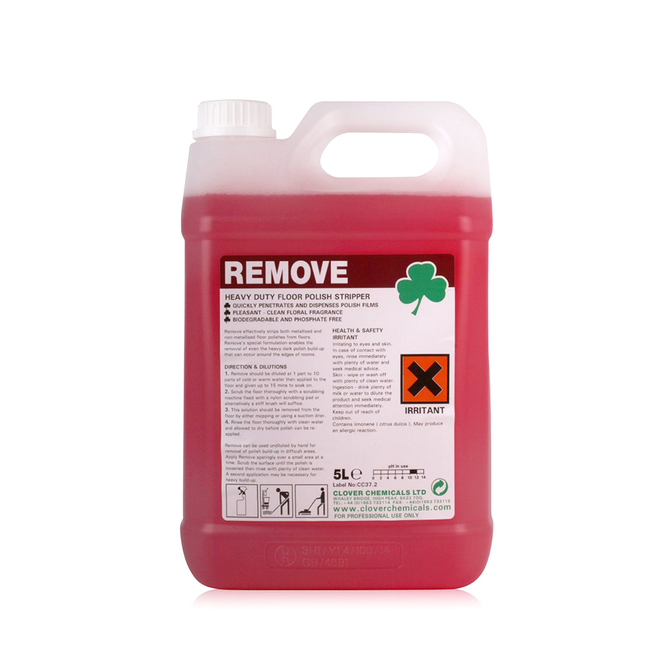 Clover Remove Floor Polish Stripper 5L
