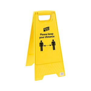 Keep Your Distance Safety Floor Signs (5 Box)