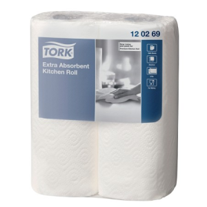 Tork 120269 Extra Absorbent Kitchen Roll (24 Rolls)
