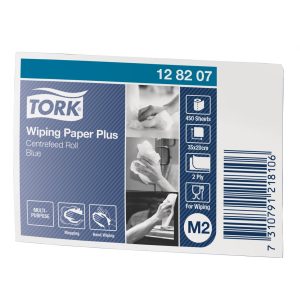 Tork 128207 Wiping Paper Plus 2ply (6 Rolls)