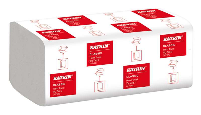 Katrin Classic 35298 Hand Towel Zig Zag 2 Handy Pack x4000