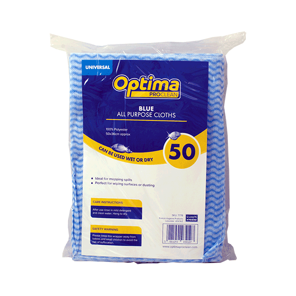All Purpose Optima Universal Cloths (50 Cloths)