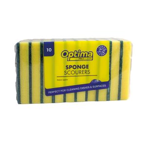 Optima Proclean Large Sponge Scourers (10 Sponges)