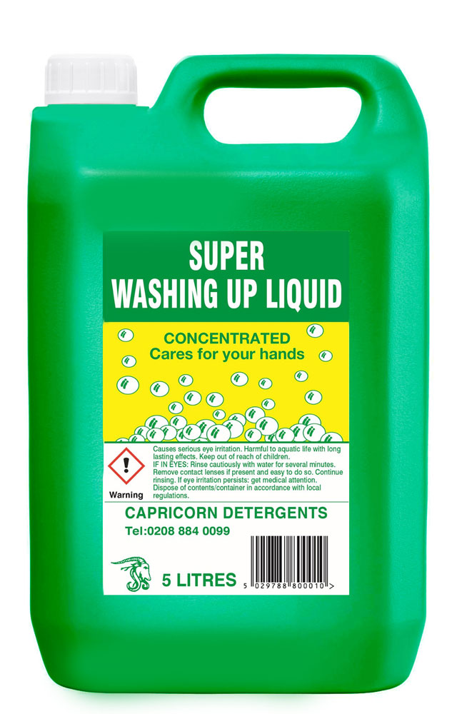 Capricorn Antibacterial Washing Up Liquid 5L