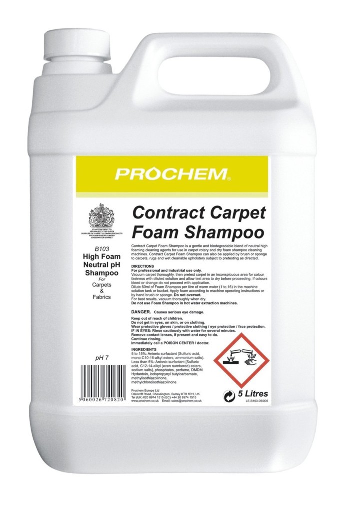 Prochem Contract Carpet Foam Shampoo 5L