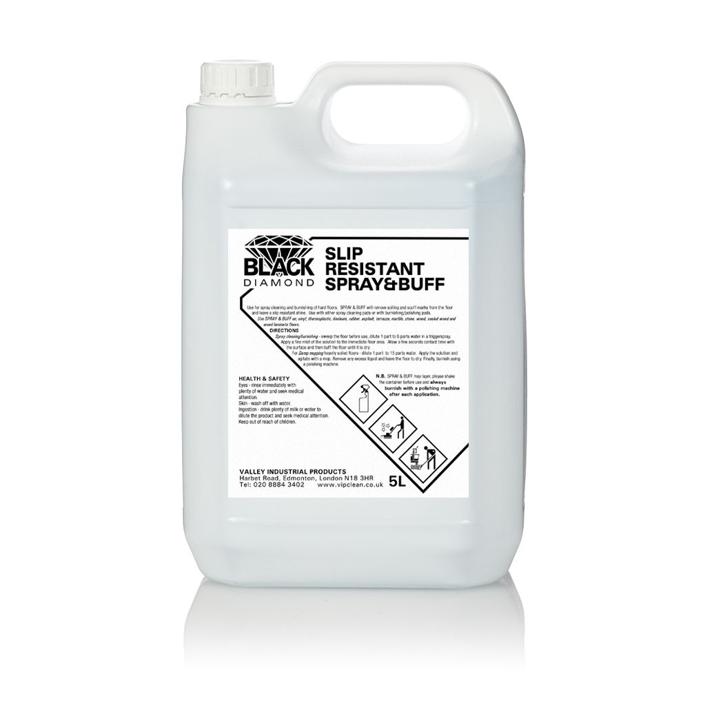Black Diamond Slip Resistant Spray & Buff 5L