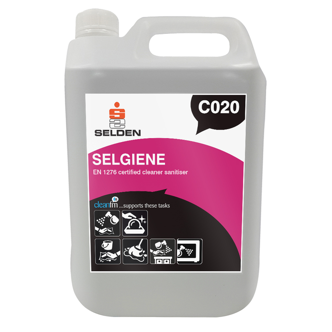 Selden Selgiene C020 Food Grade Concentrated Sanitiser 5L