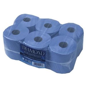 Diamond Contract Centrefeed Roll 2ply (6 Rolls)
