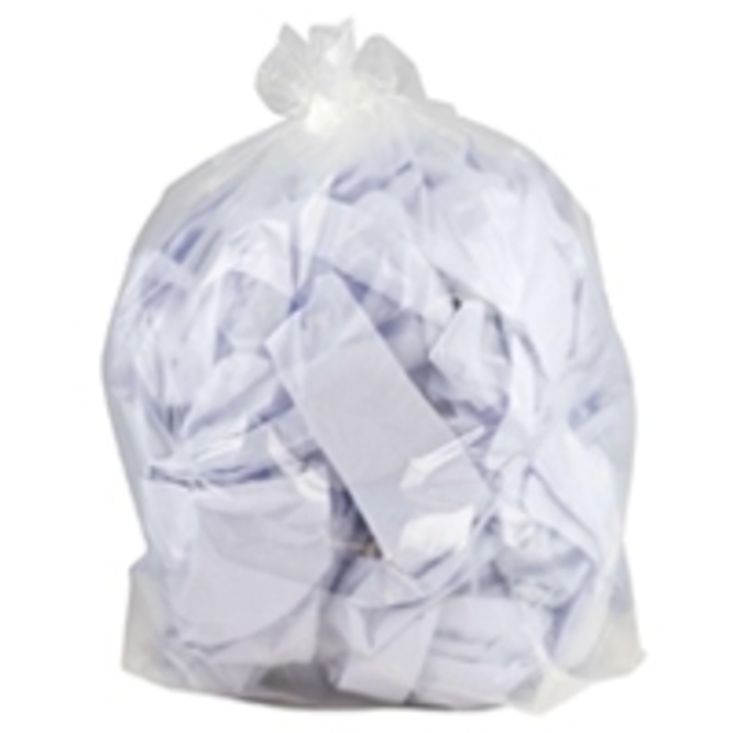Biodegradable Clear Refuse Sacks 10kg (200 Box)