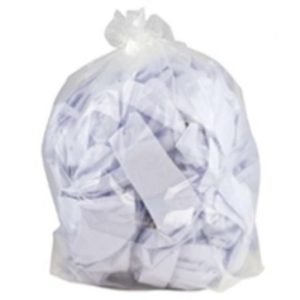 Heavy Duty Clear Refuse Sacks 200 Gauge 18x29x39" (Box of 100)