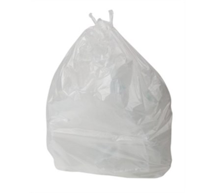 Economy White Square Bin Liners 5kg (1000 Box)
