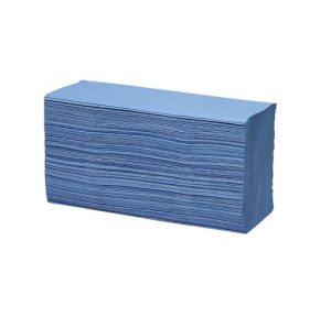 Blue C-Fold Hand Towels 1ply (2850 Box)