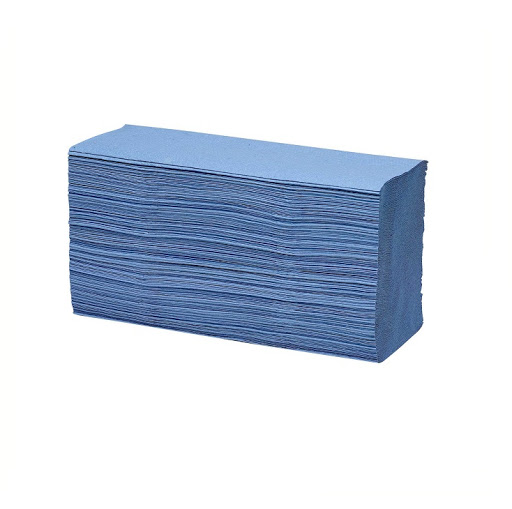 Blue C-Fold Hand Towels 1ply (2850 Box)