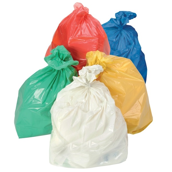 Coloured Premium Medium Duty Refuse Sacks 12kg (200 Box)