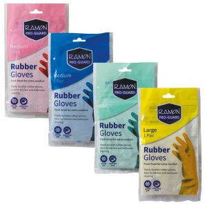 Ramon Hygiene Yellow Household Rubber Gloves (Pair)