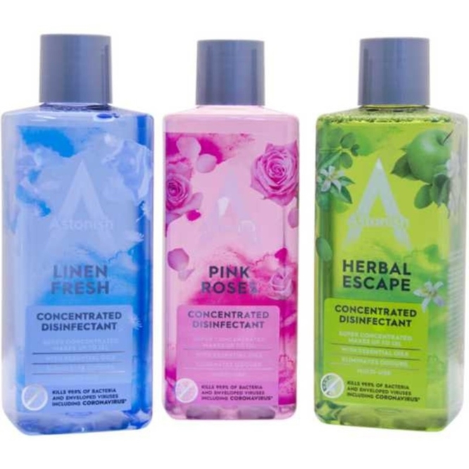 Astonish Concentrated Disinfectant Freshness Collection 12x300ml