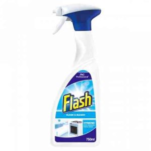 Flash Clean with Bleach Trigger 10x750ml
