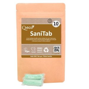 Q EcoTabs - SaniTab - Pack of 10 - 1 Tab per 750ml bottle
