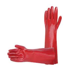 PVC Gauntlet Gloves 45cm (Pair)