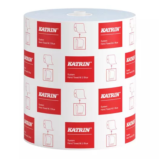 Katrin Dispenser Paper Towel Roll System Medium 2-Ply, Blue x6 460263