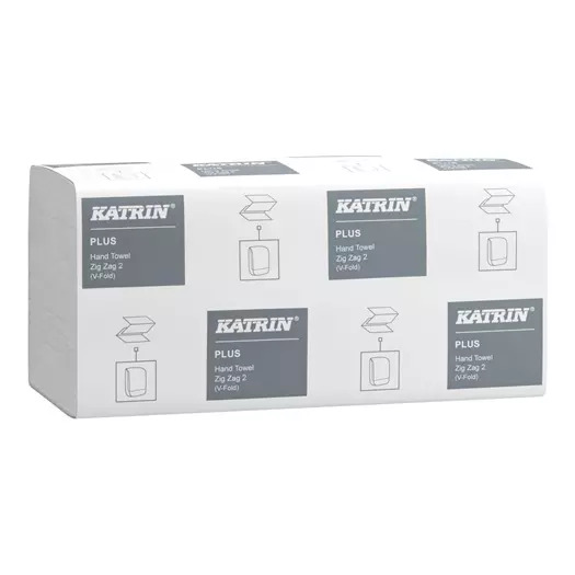Katrin V-fold Paper Towels Zig Zag x3000 2-Ply 65968