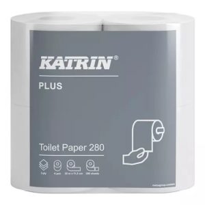 Katrin Plus Toilet Paper Roll 280 Sheets x40 3-Ply 73580