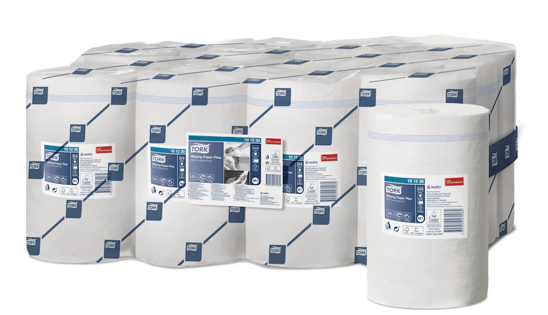 Tork M1 Wiping Paper 101230 Mini Centrefeed White x12