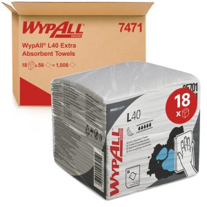 x18x60 Kimberly Clark Wypall L40 Wipers Box Of 1080)