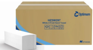x3000 White Zfold 2ply Hand Towels