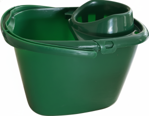 Green 15L Mop Bucket With Wringer