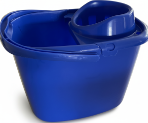 Blue 15L Mop Bucket With Wringer