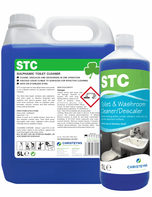 Clover STC Acidic Toilet & Washroom Cleaner