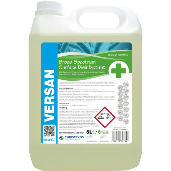 Versan Viricidal Broad Spectrum Surface Disinfectant - 5L