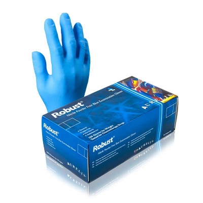 x100 Aurelia Robust Medical Grade Nitrile Gloves (5 Gram)