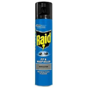 6x300ml Raid Rapid Action Fly & Wasp Killer