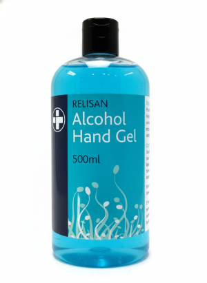x500ml Relisan Alcohol Hand Sanitiser Flip Top