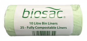x500 Biosac® 10 Litre Green Compostable Liner